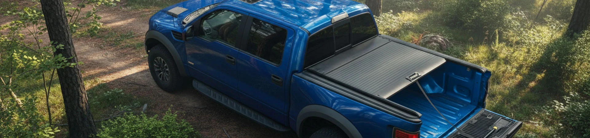 Penutup Tonneau Boleh Tarik Aluminium Keras Manual