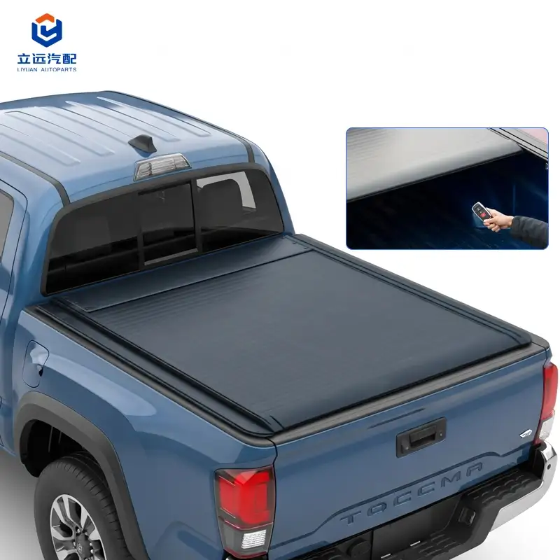Penutup Tonneau Boleh Tarik Aluminium Keras Elektrik untuk Toyota