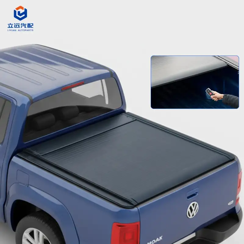Penutup Tonneau Boleh Tarik Aluminium Keras Elektrik untuk Volkswagen