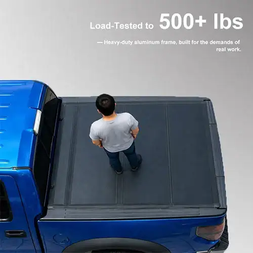 Low Profile Hard Quad-Fold Tonneau Cover for Toyota Tacoma