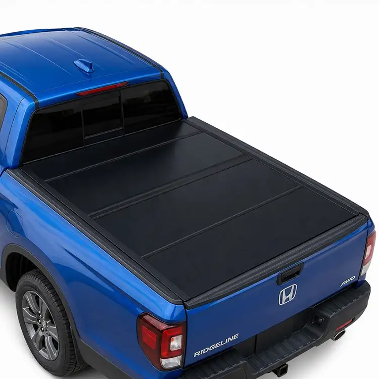 Penutup Tonneau Empat Lipat Keras Profil Rendah untuk Honda Ridgeline