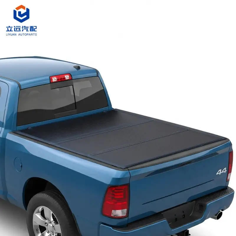 Penutup Tonneau Tiga Lipat Keras Profil Rendah untuk Dodge Ram