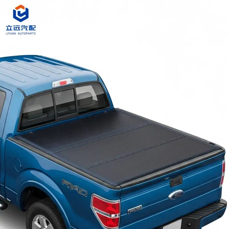 Penutup Tonneau Tiga Lipat Keras Profil Rendah untuk Ford
