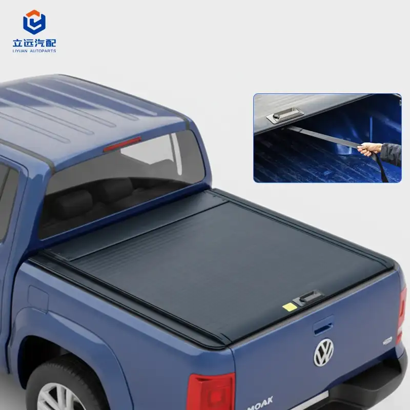 Penutup Tonneau Boleh Tarik Aluminium Keras Manual untuk Volkswagen